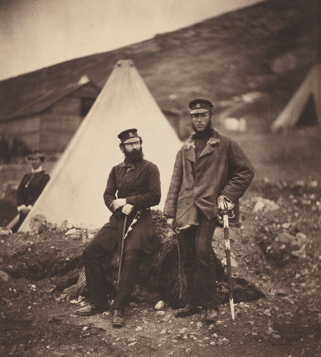 Captain Graham and Captain MacLeod, 42nd Regiment by Roger Fenton (British, 1819 - 1869), 16X12"(A3)Poster Print