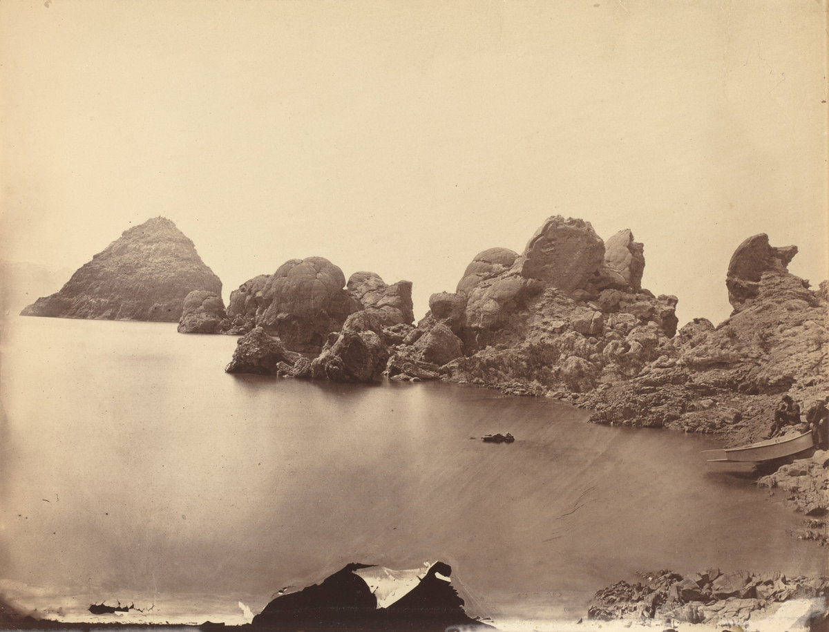 Tufa Domes, Pyramid Lake, Nevada by Timothy H. O'Sullivan (American, born Ireland, 1840 - 1882), 16X12"(A3)Poster Print