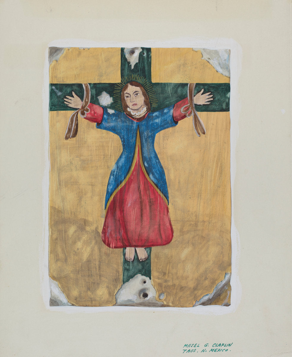 Painting of St. Liberata by Majel G. Claflin (American, active c. 1935), 16X12"(A3)Poster Print