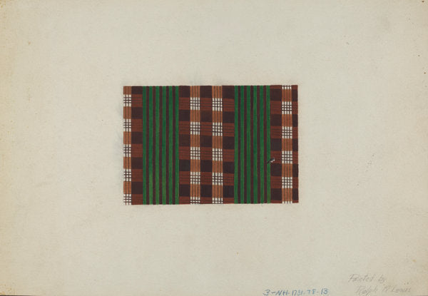 Textile Print by Ralph M. Lewis (American, active c. 1935), 16X12"(A3)Poster Print