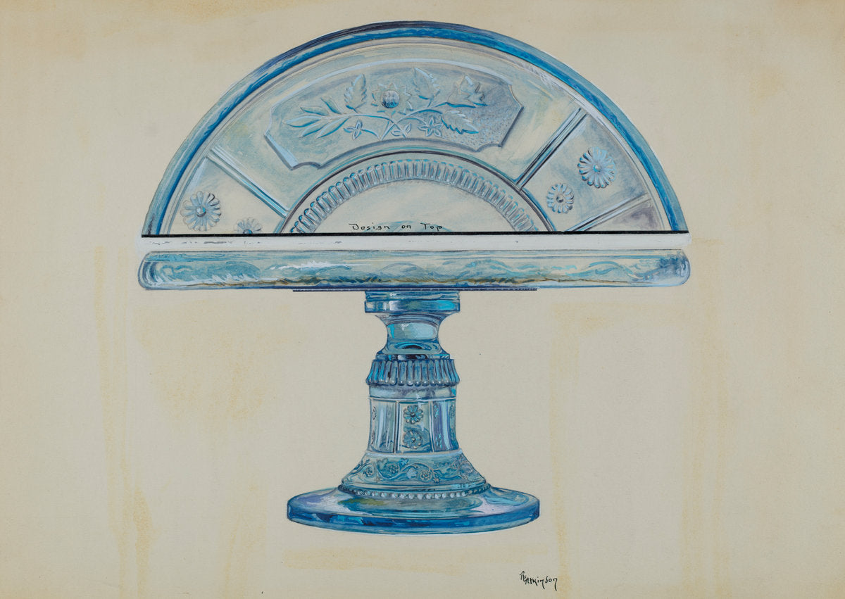 Cake Plate by Ralph Atkinson (American, active c. 1935), 16X12"(A3)Poster Print