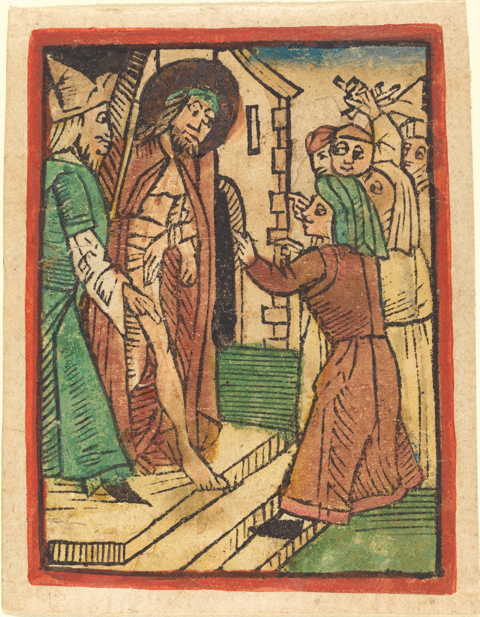 c. 1480/1490 by German 15th Century (Ecce Homo), 16X12"(A3)Poster Print