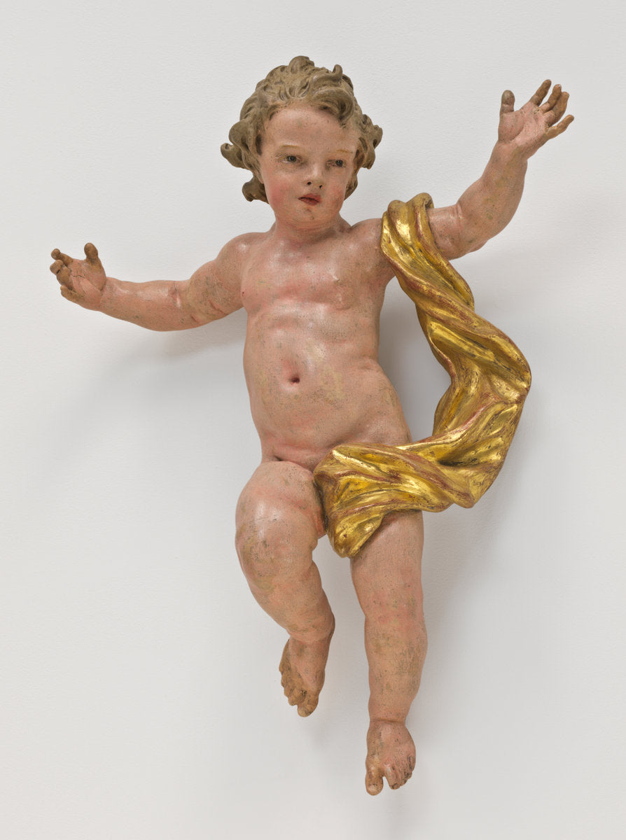 c. 1750 by Probably Austrian 18th Century (Jubilant Putto (possibly The Infant Christ)), 16X12"(A3)Poster Print
