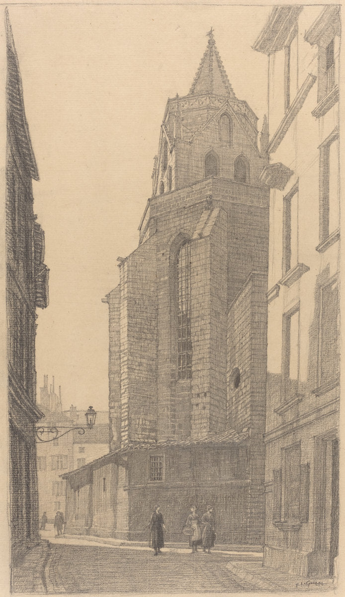 Apse of St.-Didier, Avignon by F.L. Griggs (British, 1876 - 1938), 16X12"(A3)Poster Print