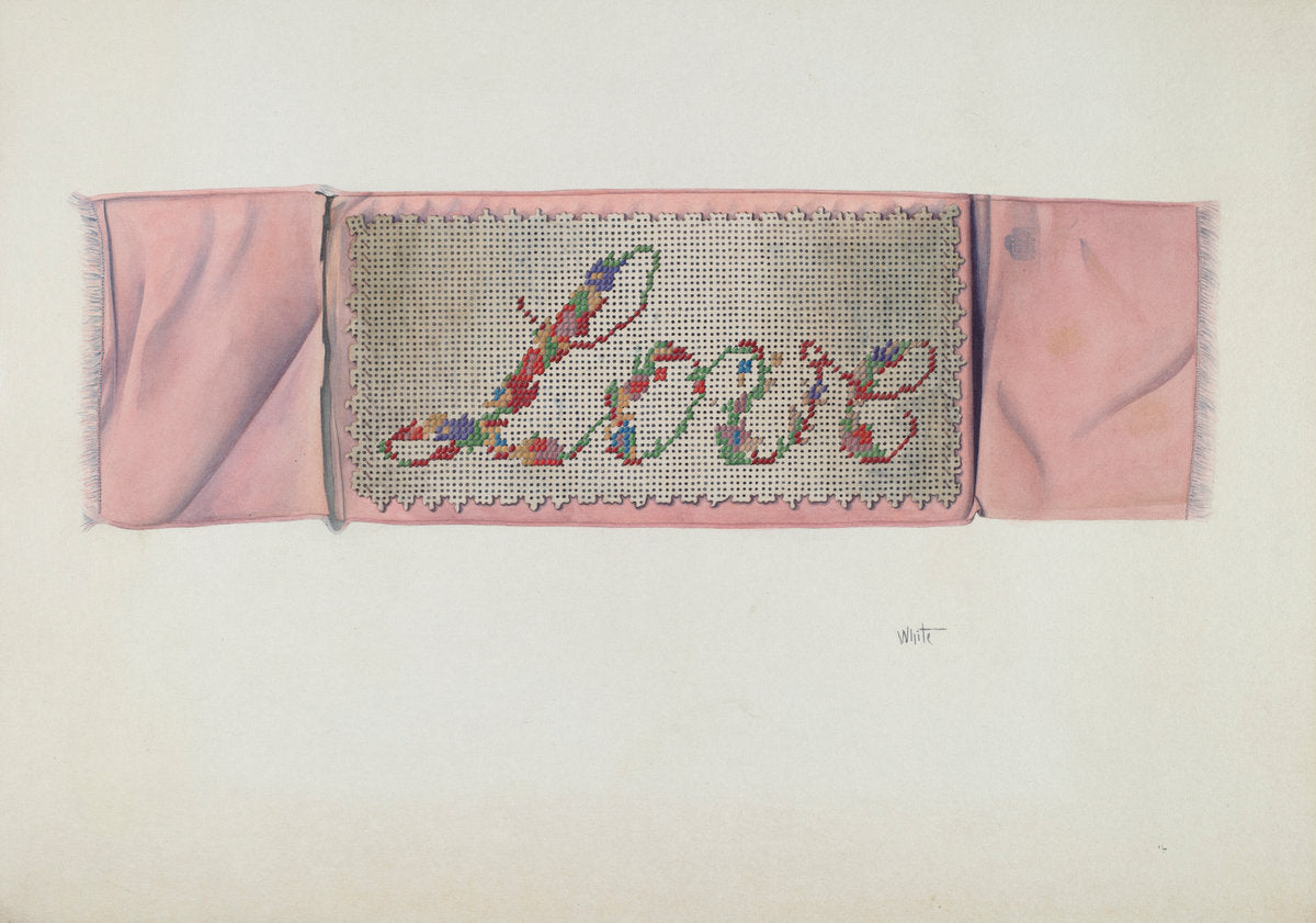 Bookmark by Edward White (American, active c. 1935), 16X12"(A3)Poster Print