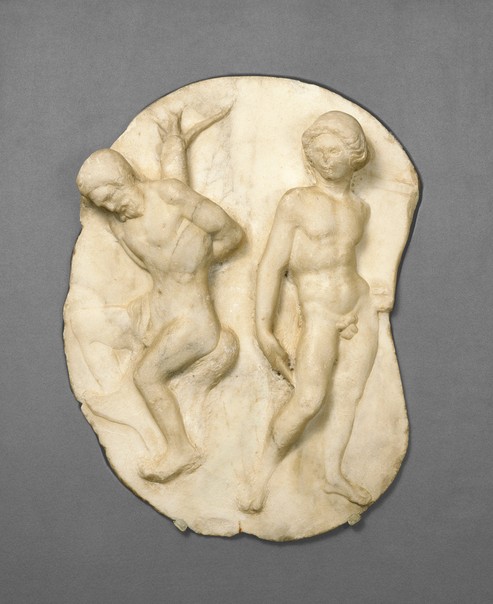 c. 1495/1535 by Follower of Michelangelo, after the Antique (Apollo and Marsyas), 16X12"(A3)Poster Print