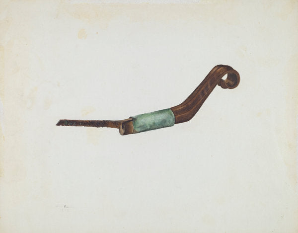 Horseshoeing Tool by George Roehl (American, active c. 1935), 16X12"(A3)Poster Print