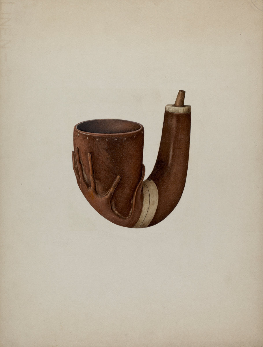 Pipe by Malcolm Hackney (American, active c. 1935), 16X12"(A3)Poster Print