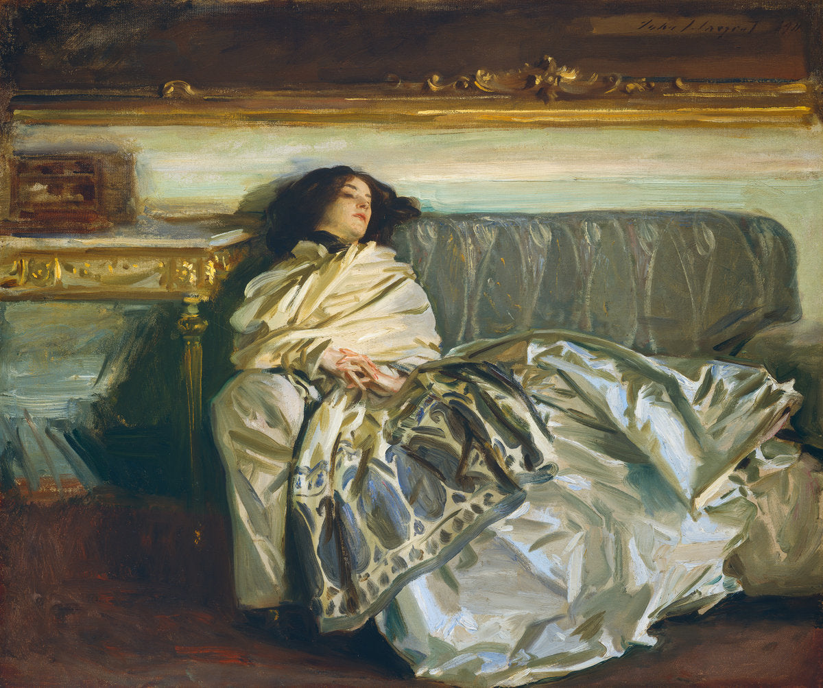 Nonchaloir (Repose) by John Singer Sargent (American, 1856 - 1925), 16X12"(A3)Poster Print