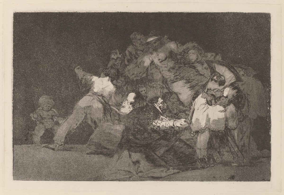 Disparate general (General Folly) by Francisco de Goya (Spanish, 1746 - 1828), 16X12"(A3)Poster Print