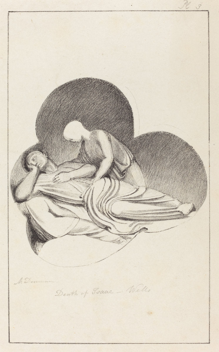 Death of Isaac, from Wells Cathedral by Maria Denman after John Flaxman (British, active 1812), 16X12"(A3)Poster Print