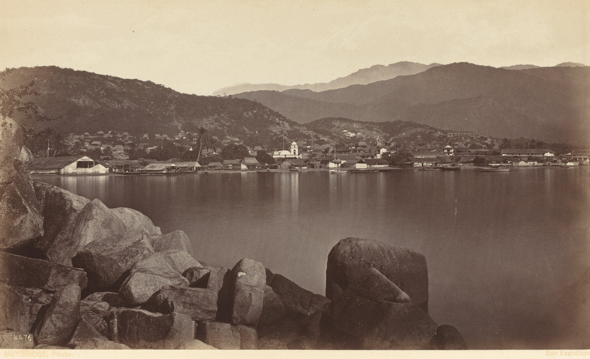 Acapulco by Eadweard Muybridge (American, born England, 1830 - 1904), 16X12"(A3)Poster Print