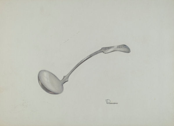 Cream Ladle by Josephine C. Romano (American, 1915 - 2009), 16X12"(A3)Poster Print