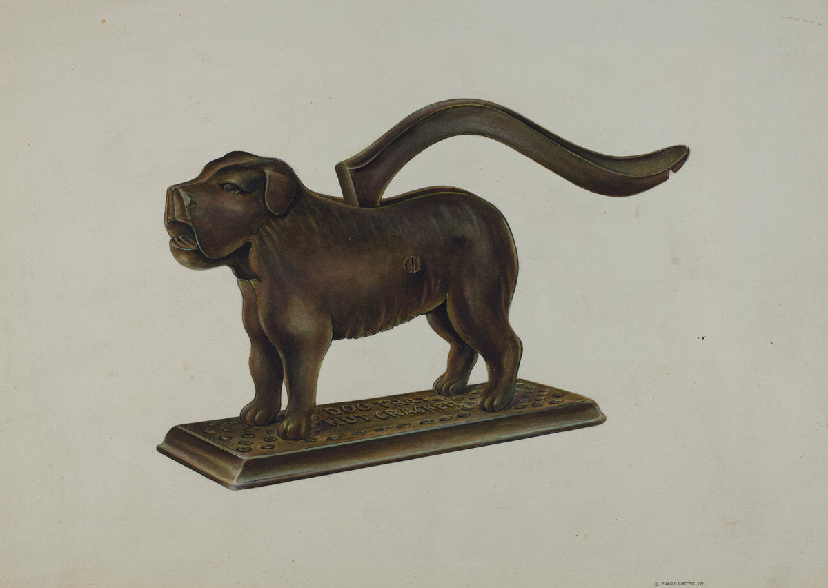 Nutcracker: Dog Tray by Gerald Transpota (American, active c. 1935), 16X12"(A3)Poster Print