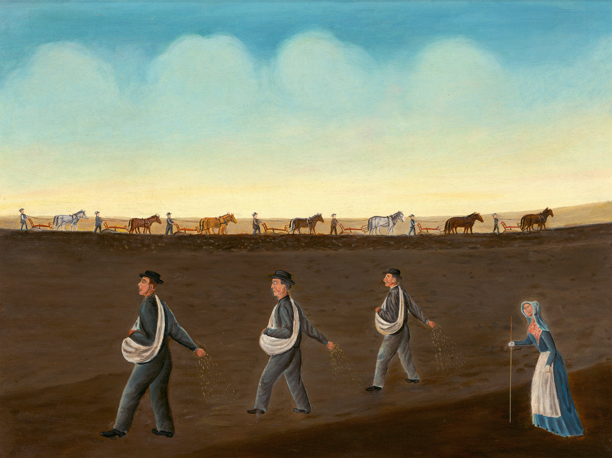 The Sowers by Archie Thompson, after Olof Krans (American, active c. 1935), 16X12"(A3)Poster Print