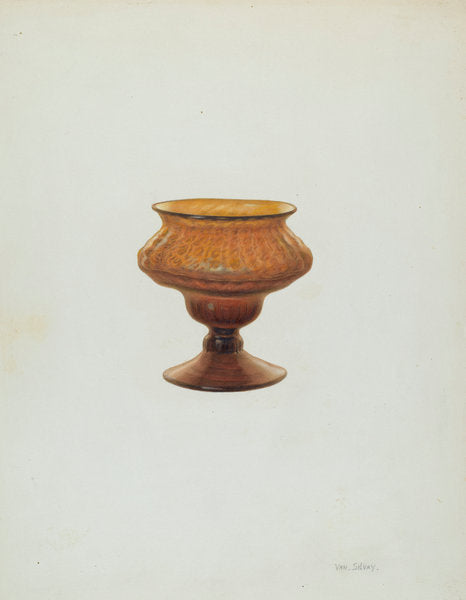 Salt Cup by Van Silvay (American, active c. 1935), 16X12"(A3)Poster Print