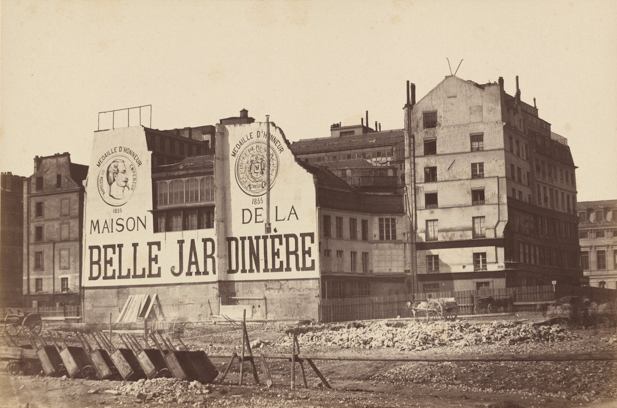 1866 or 1867 by French 19th Century (Maison de la Belle Jardinière), 16X12"(A3)Poster Print