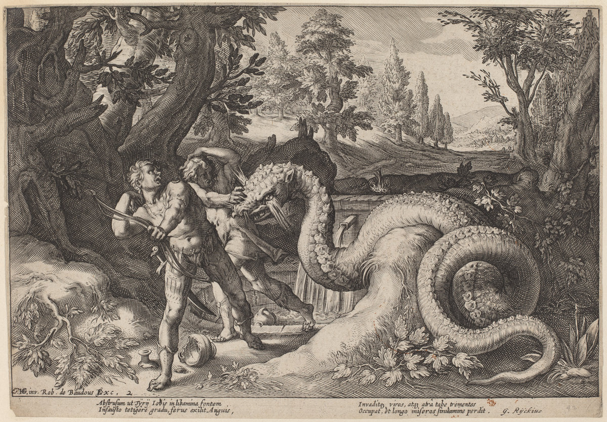 Ovid's Metamorphoses by Workshop of Hendrik Goltzius (Dutch, 17th century), 16X12"(A3)Poster Print