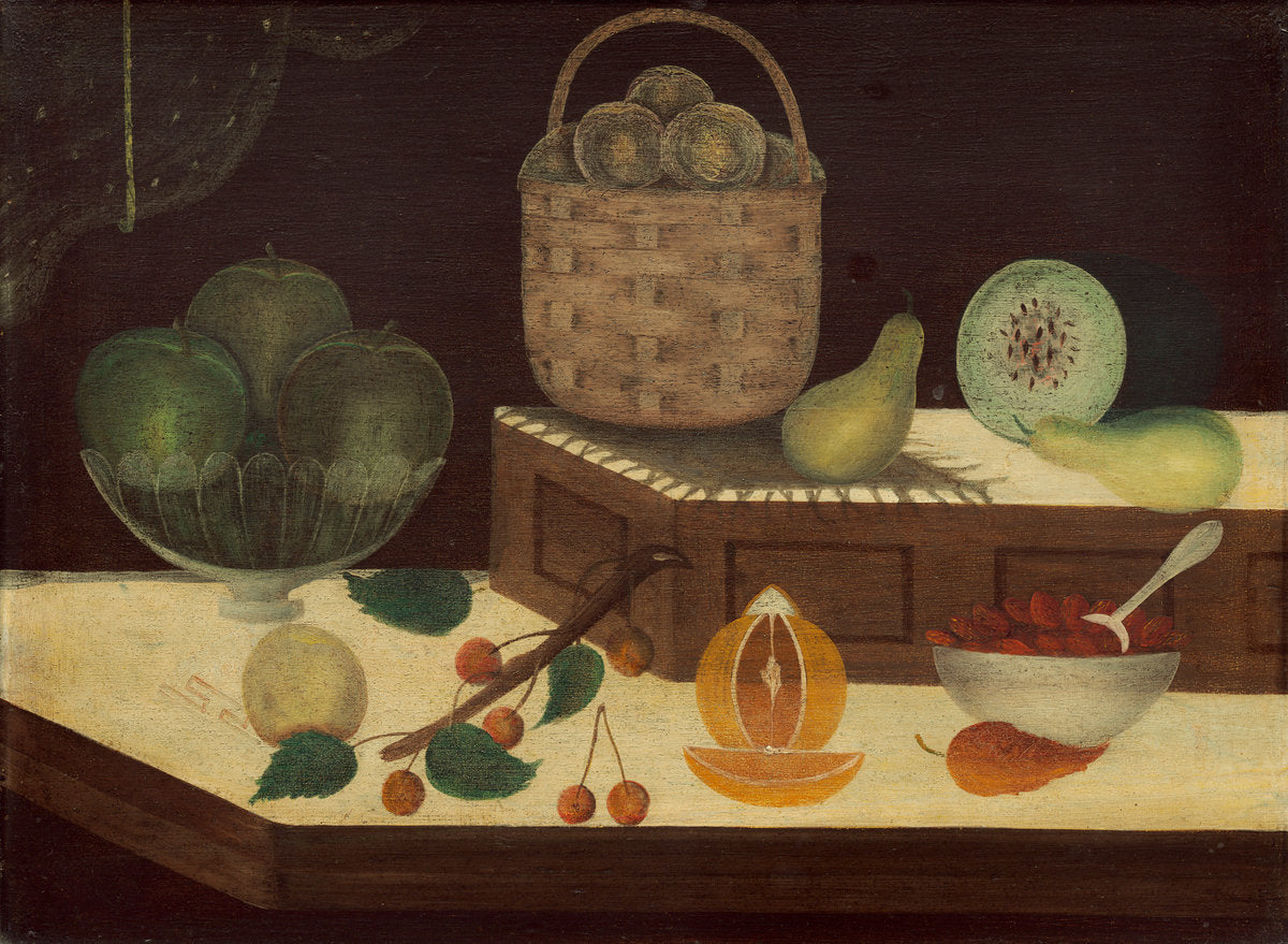 c. 1865/1880 by American 19th Century (Still Life of Fruit), 16X12"(A3)Poster Print