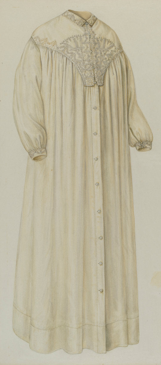 Nightgown by Jean Peszel (American, active c. 1935), 16X12"(A3)Poster Print