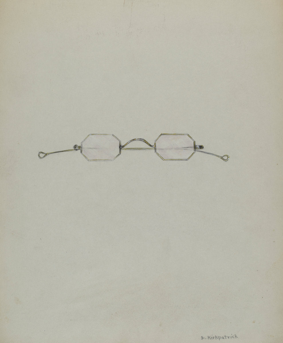 Spectacles by Donald Kirkpatrick (American, active c. 1935), 16X12"(A3)Poster Print