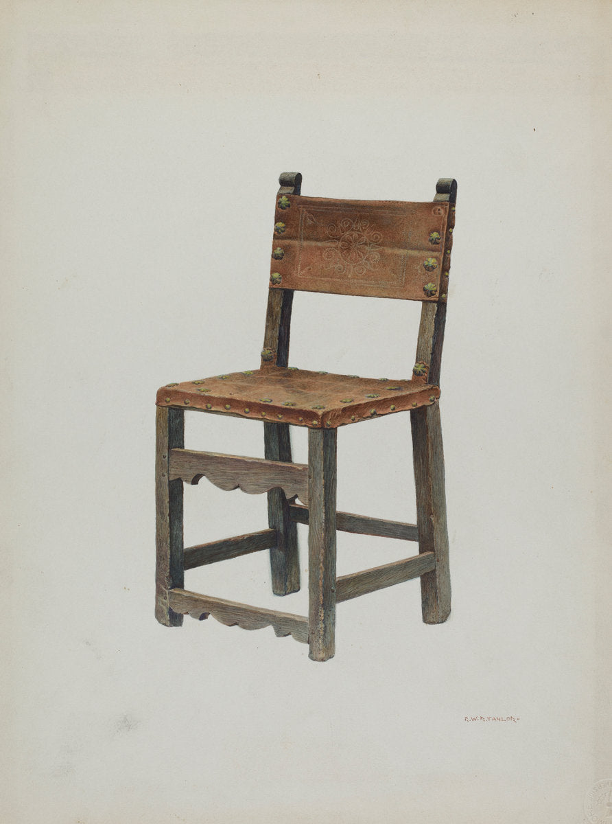 Chair by Robert W.R. Taylor (American, active c. 1935), 16X12"(A3)Poster Print