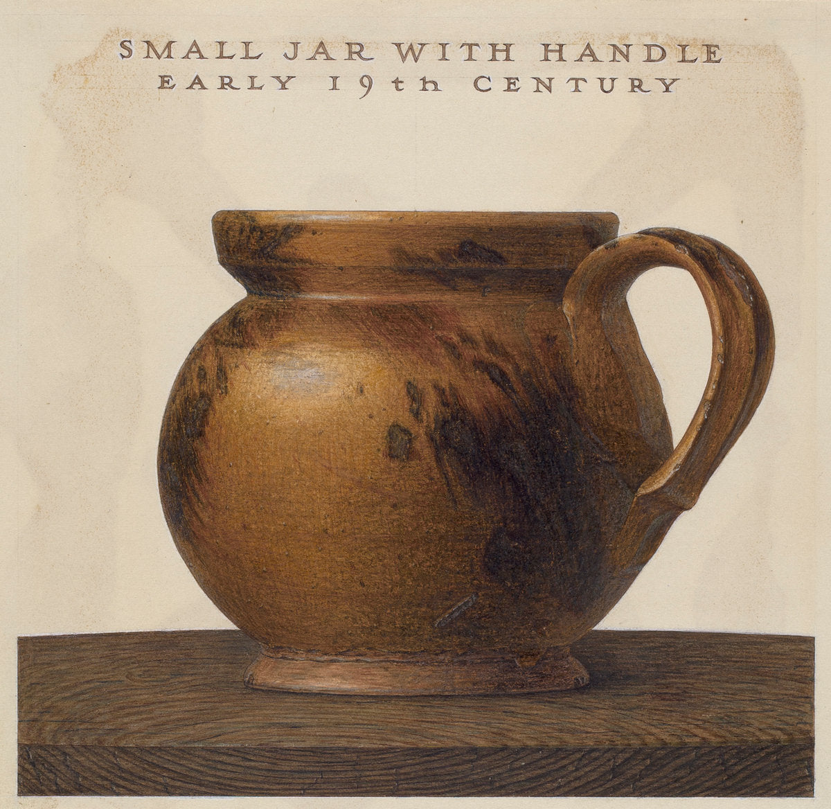 Bean Pot by John Matulis (American, 1910 - 2000), 16X12"(A3)Poster Print