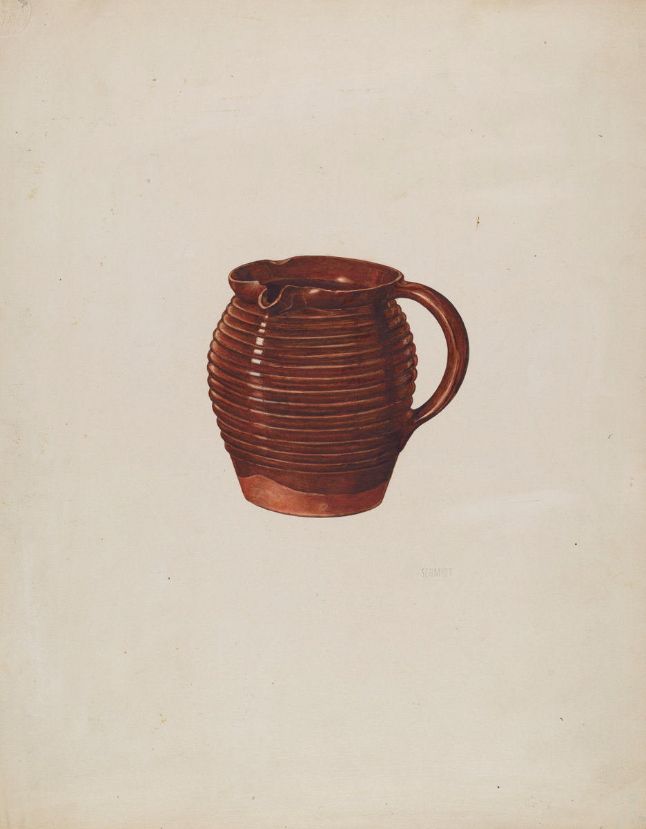 Small Pitcher by William Schmidt (American, active c. 1935), 16X12"(A3)Poster Print