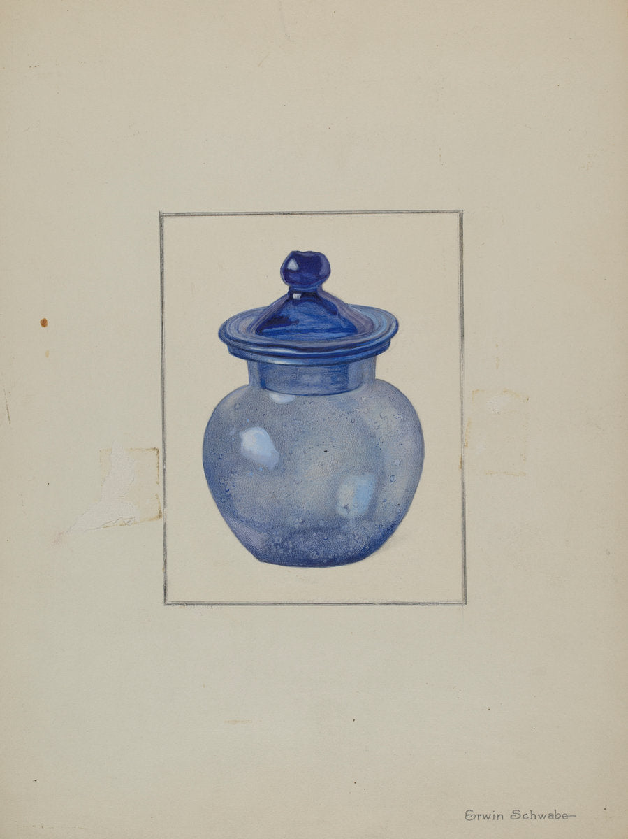 Rose Petal Jar by Erwin Schwabe (American, active c. 1935), 16X12"(A3)Poster Print