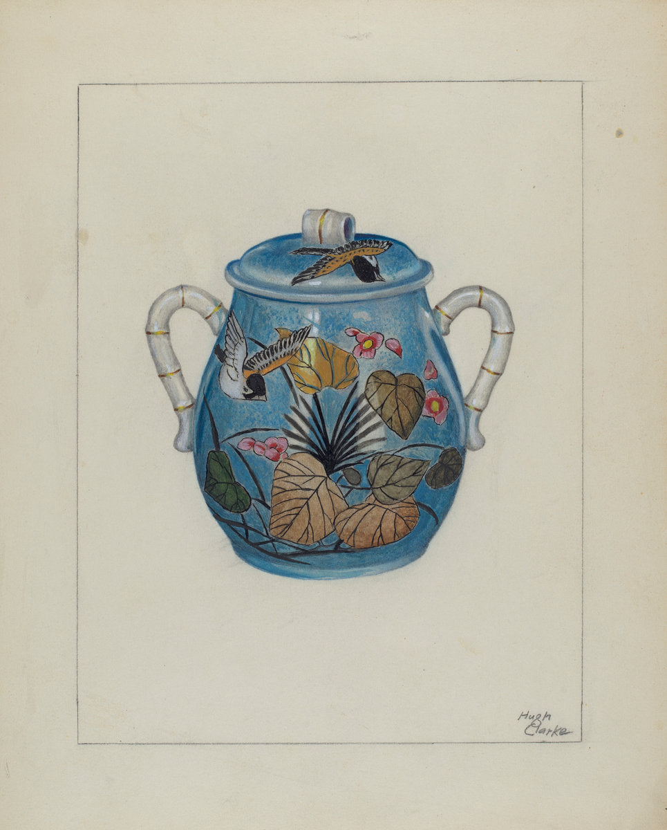 Bowl by Hugh Clarke (American, active c. 1935), 16X12"(A3)Poster Print