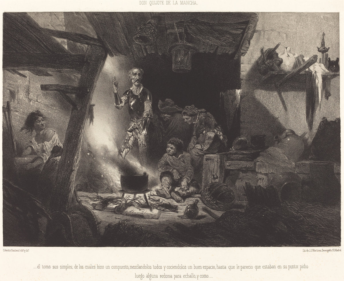 ...il tomo sus simples... by Célestin Nanteuil (French, 1813 - 1873), 16X12"(A3)Poster Print