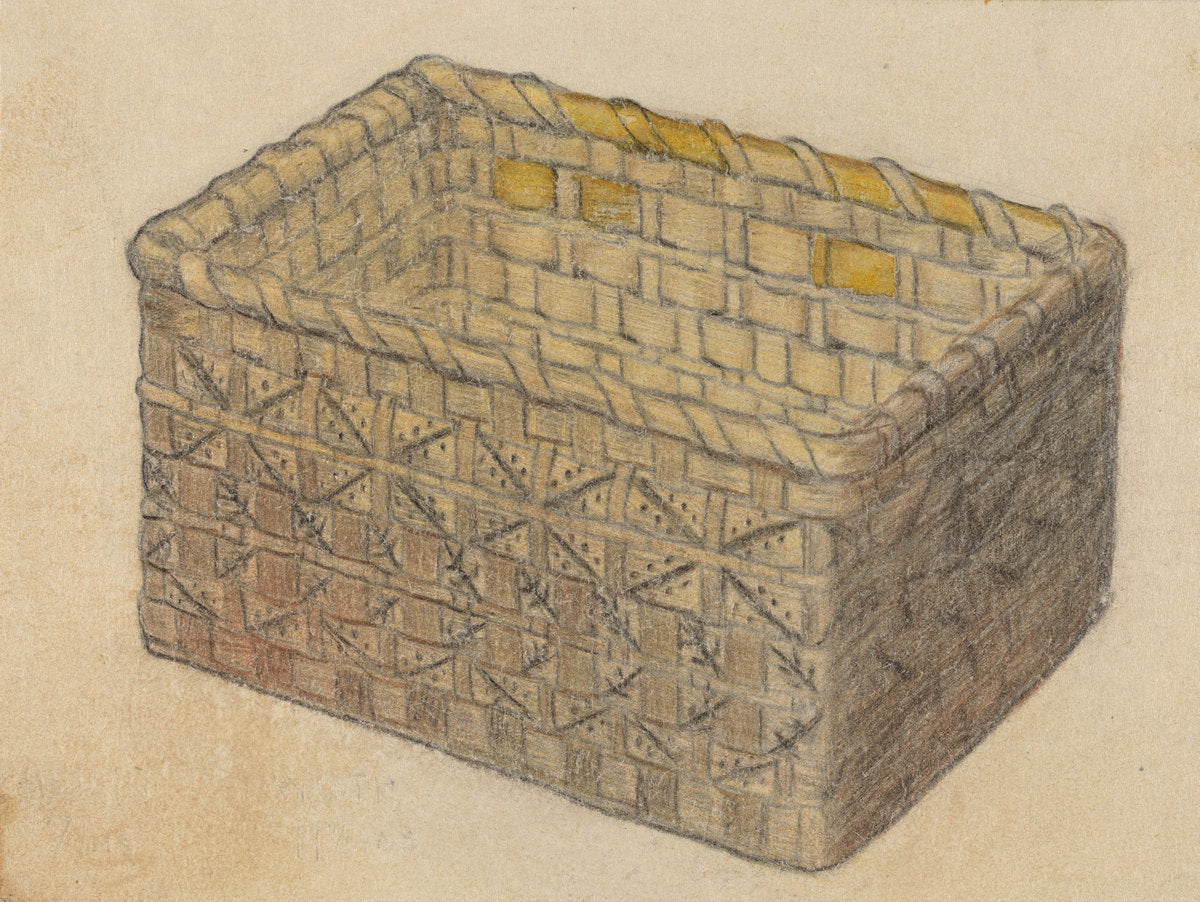 Basket by Charles Charon (American, active c. 1935), 16X12"(A3)Poster Print