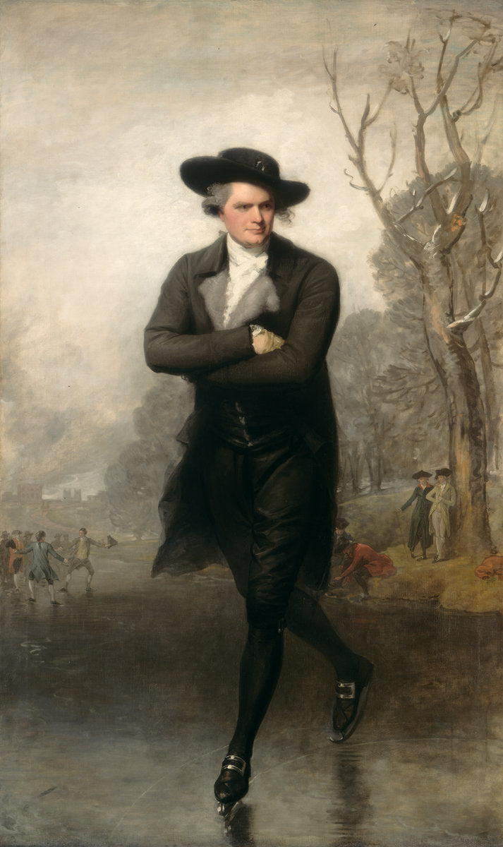 The Skater (Portrait of William Grant) by Gilbert Stuart (American, 1755 - 1828), 16X12"(A3)Poster Print
