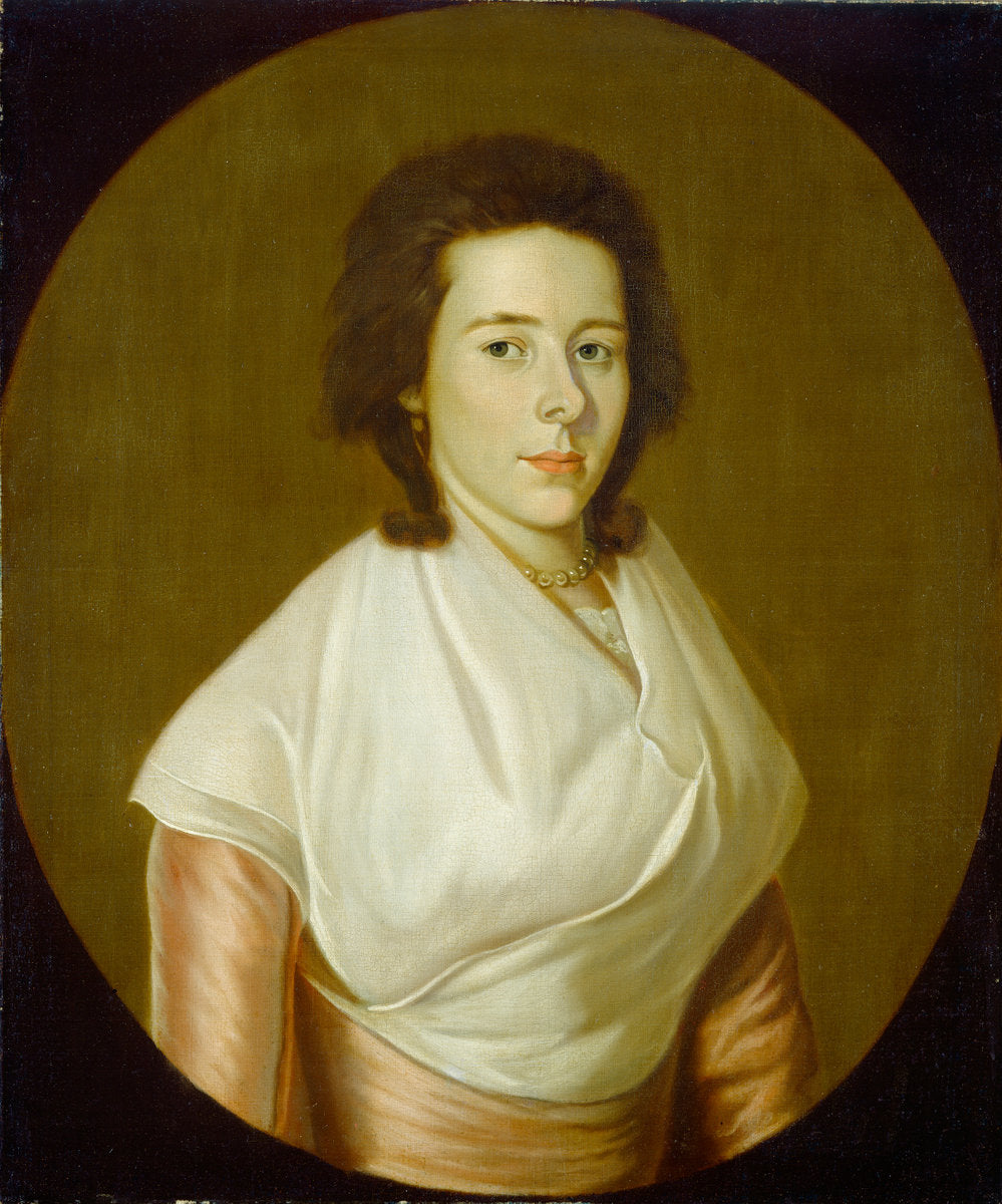 Mrs. Asa Benjamin by William Jennys (American, active 1793/1807), 16X12"(A3)Poster Print