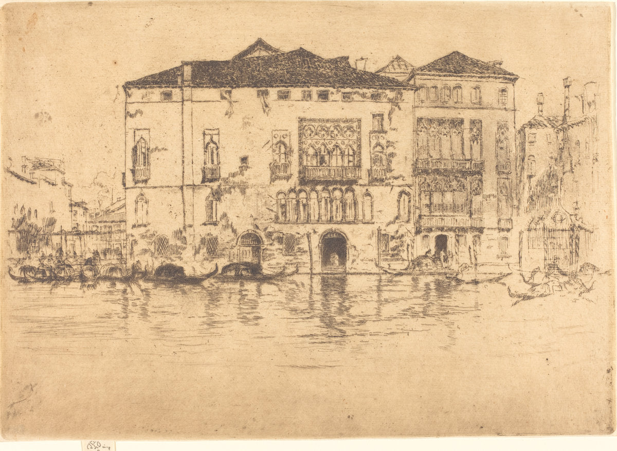 The Palaces by James McNeill Whistler (American, 1834 - 1903), 16X12"(A3)Poster Print