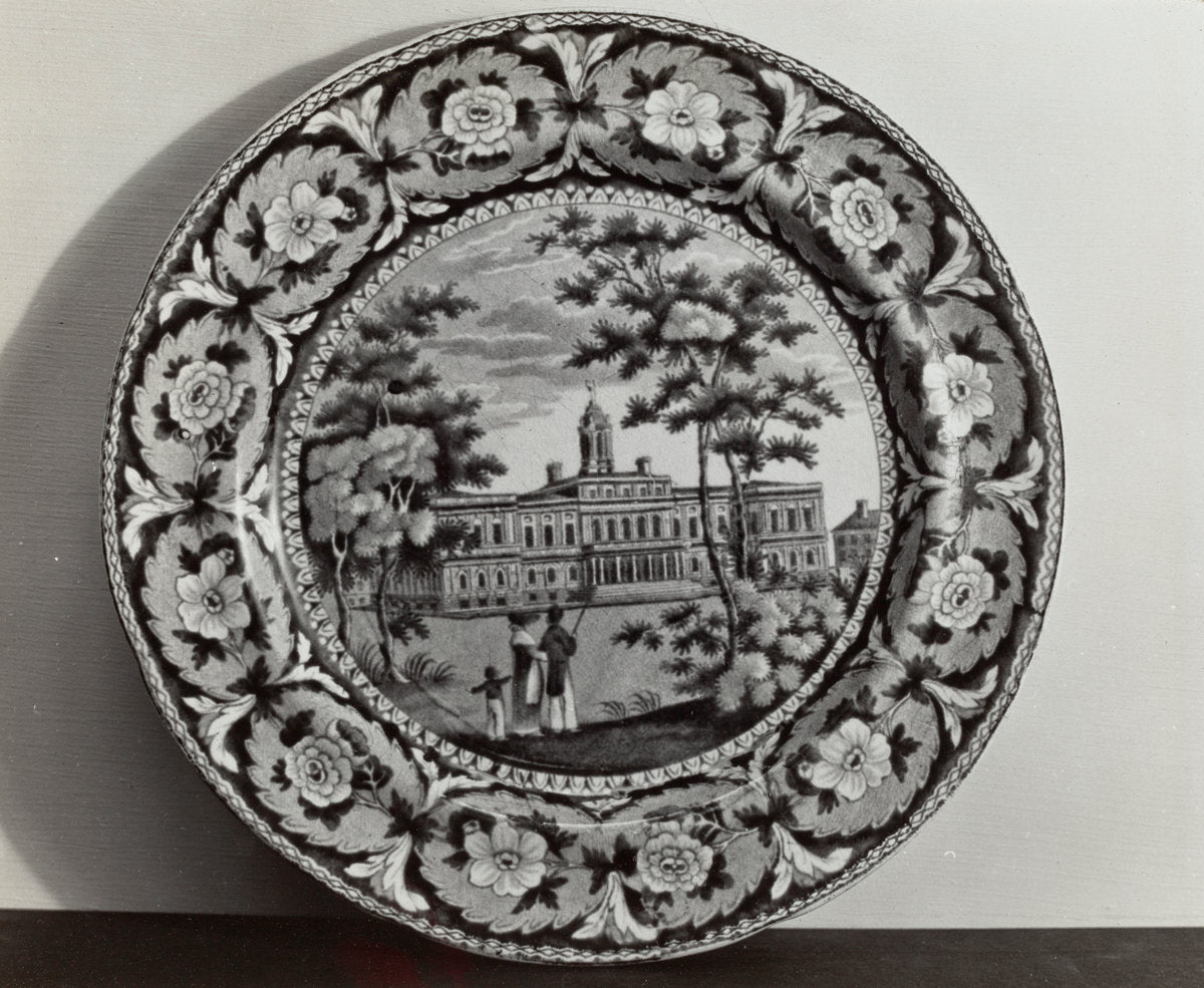 Plate - "City Hall, New York" by Helmut Hiatt (American, active c. 1935), 16X12"(A3)Poster Print