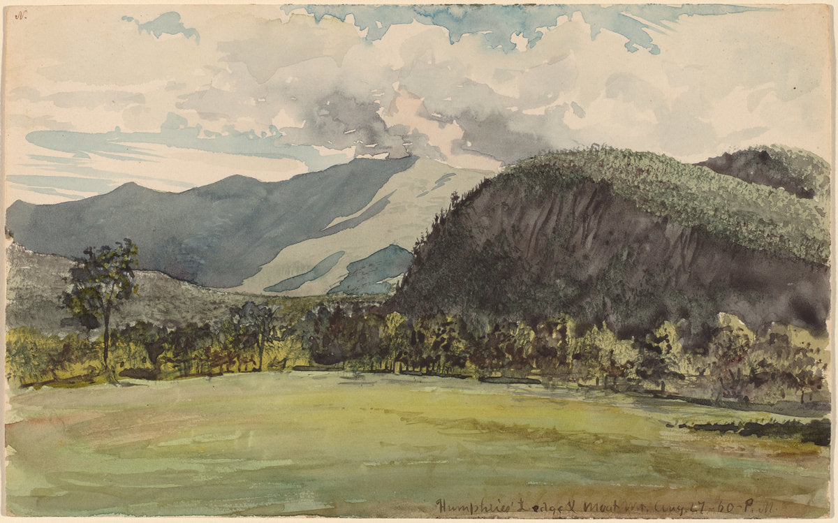 Humphrey's Ledge by Charles de Wolf Brownell (American, 1822 - 1909), 16X12"(A3)Poster Print