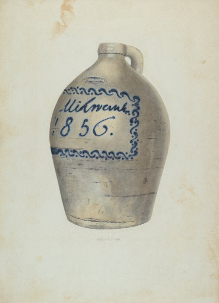 Jug by William Frank (American, active c. 1935), 16X12"(A3)Poster Print