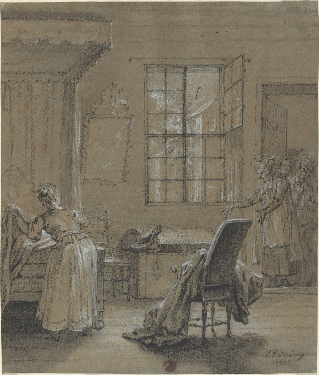 Ragotin dans le coffre by Jean-Baptiste Oudry (French, 1686 - 1755), 16X12"(A3)Poster Print