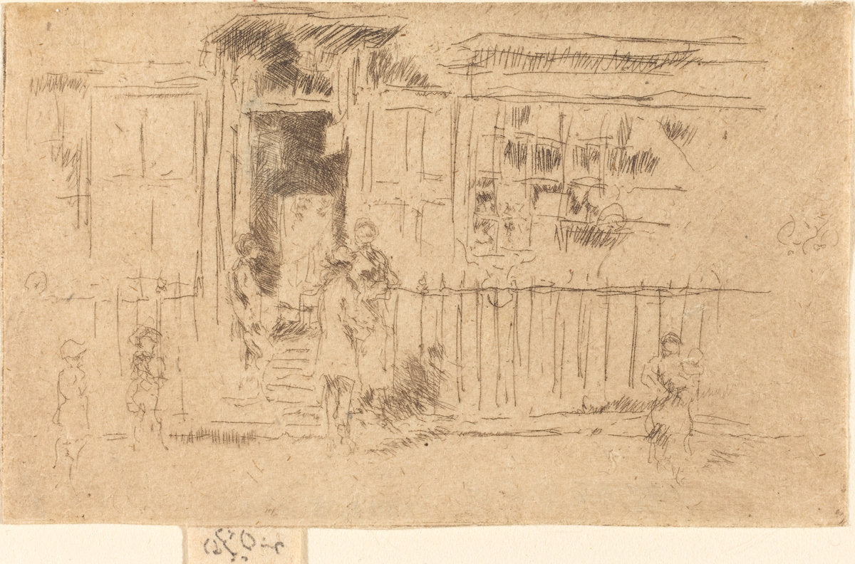 Little Steps, Chelsea by James McNeill Whistler (American, 1834 - 1903), 16X12"(A3)Poster Print