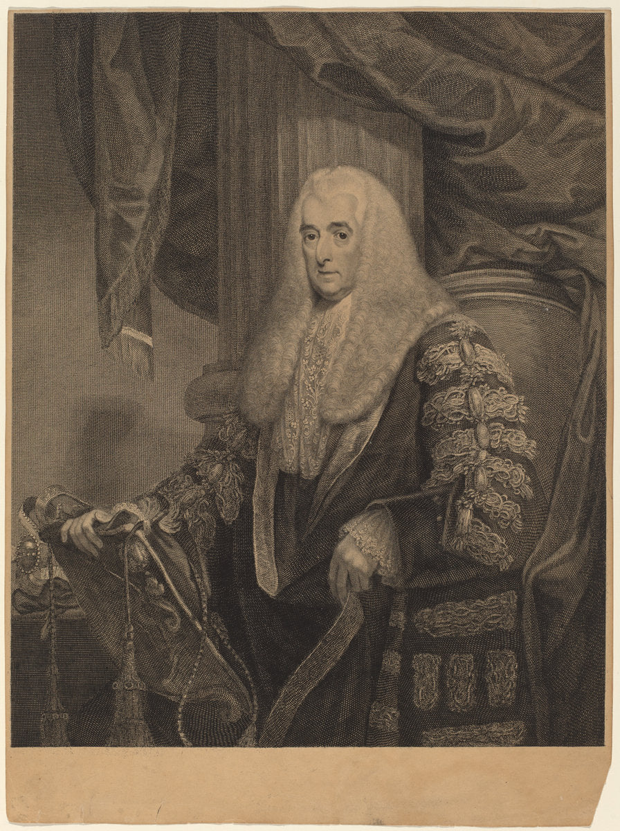 Alexander, Lord Loughborough by Francesco Bartolozzi after James Northcote (Italian, 1727 - 1815), 16X12"(A3)Poster Print