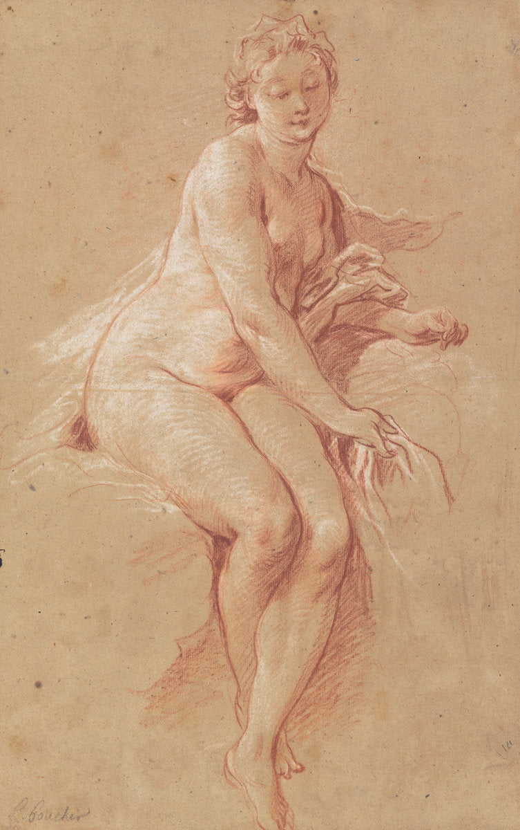 Aurora by François Boucher (French, 1703 - 1770), 16X12"(A3)Poster Print
