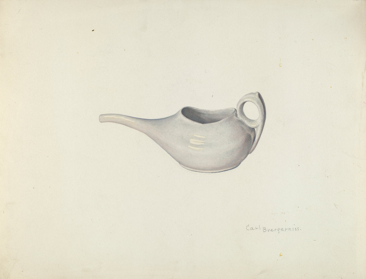 Invalid's Feeding Cup by Carl Buergerniss (American, 1877 - 1956), 16X12"(A3)Poster Print