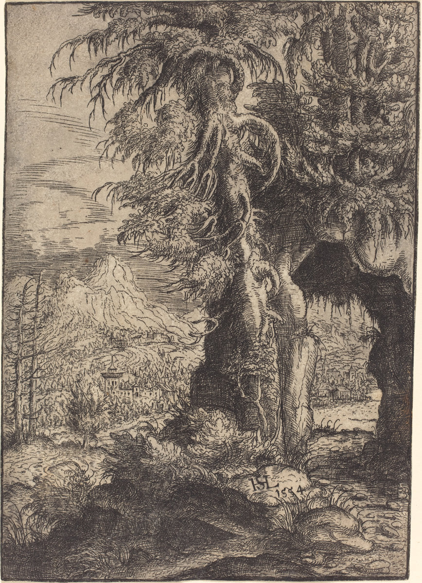The Gate in the Rocks by Hanns Lautensack (German, 1524 - 1561/1566), 16X12"(A3)Poster Print