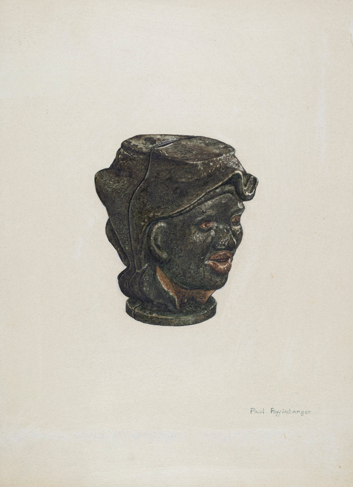 Iron Negro Bank by Paul Poffinbarger (American, active c. 1935), 16X12"(A3)Poster Print