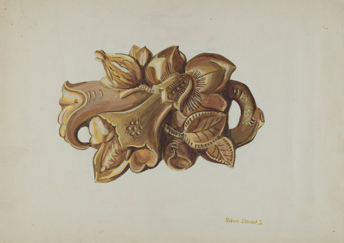 Brooch by Robert Stewart (American, active c. 1935), 16X12"(A3)Poster Print