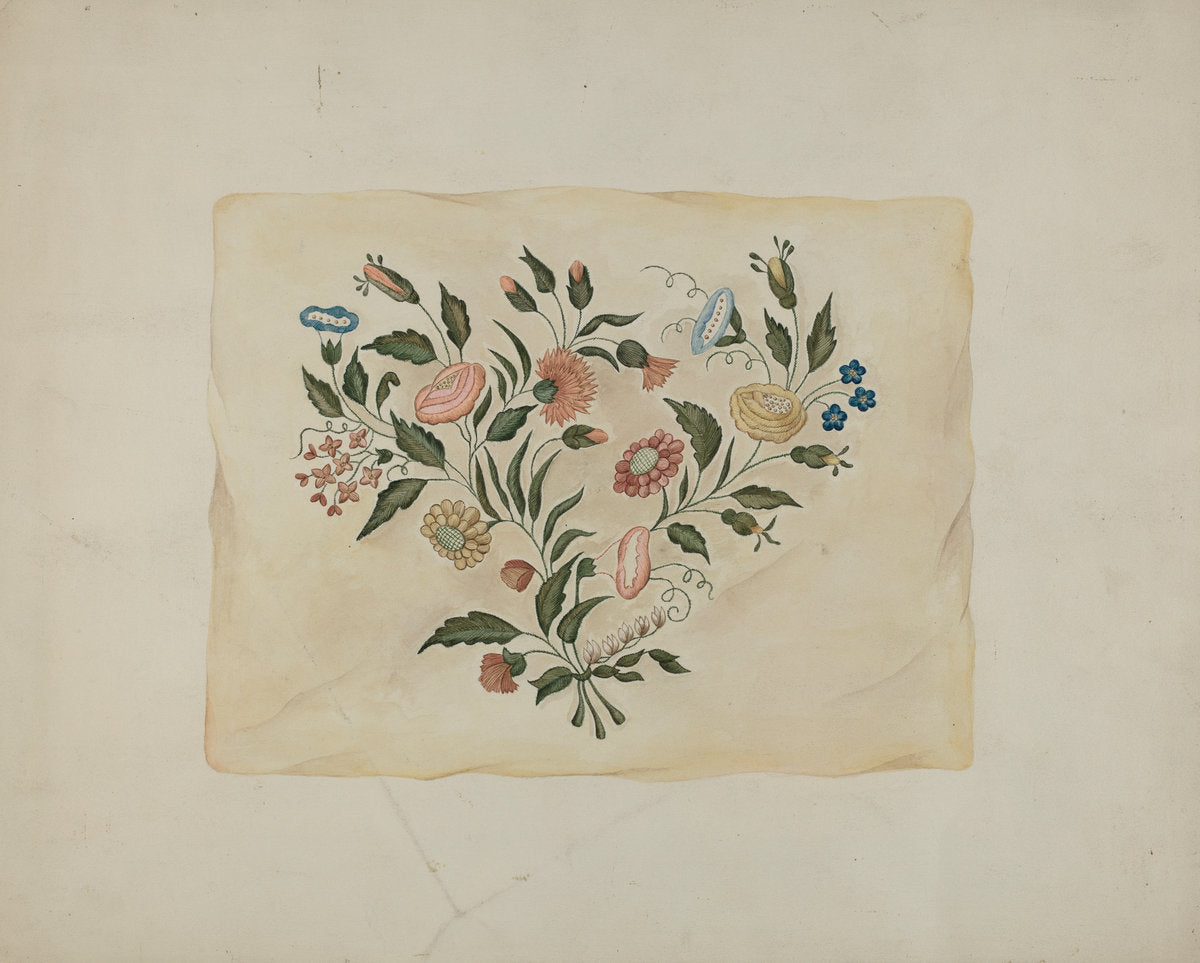 Handkerchief Case by Sarah F. Williams (American, active c. 1935), 16X12"(A3)Poster Print