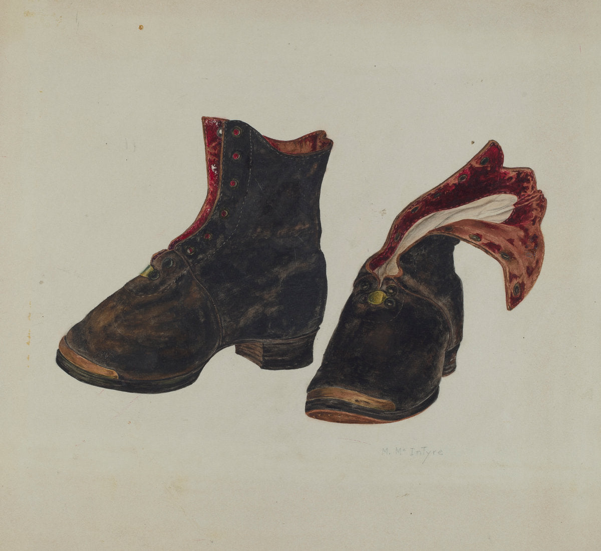 Boy's Shoes by Marjorie McIntyre (American, active c. 1935), 16X12"(A3)Poster Print