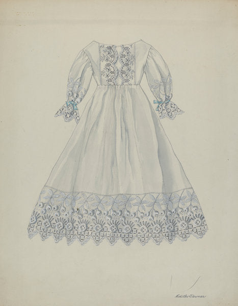 Doll's Dress by Edith Towner (American, active c. 1935), 16X12"(A3)Poster Print