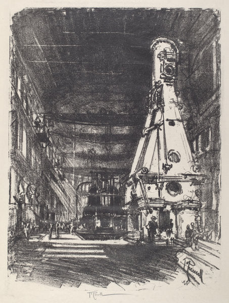 The White and Black Hammers by Joseph Pennell (American, 1857 - 1926), 16X12"(A3)Poster Print